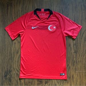 Nike soccer 2018/19 Turkey Home Stadium Dri-Fit Jersey men’s small